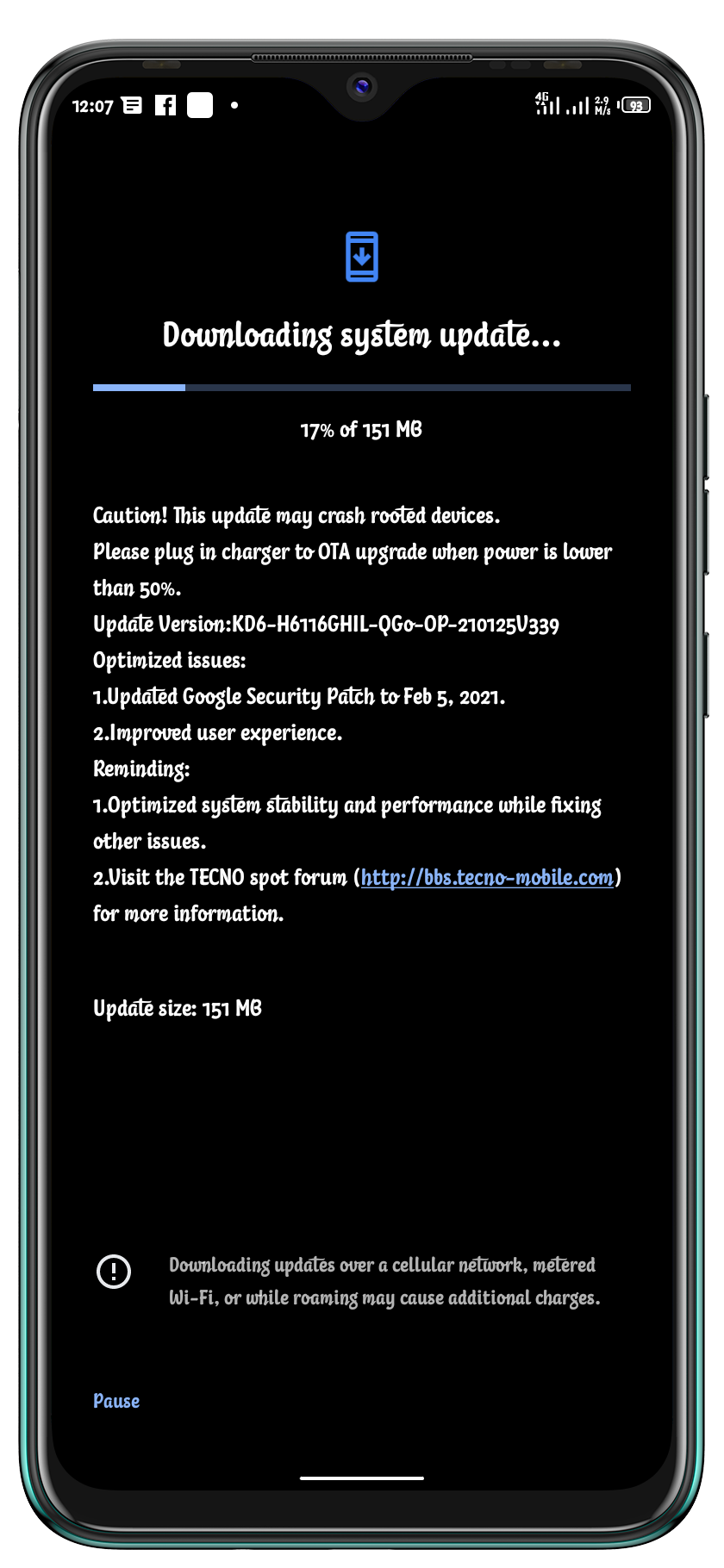 tecno spark 5 pro android 12 update