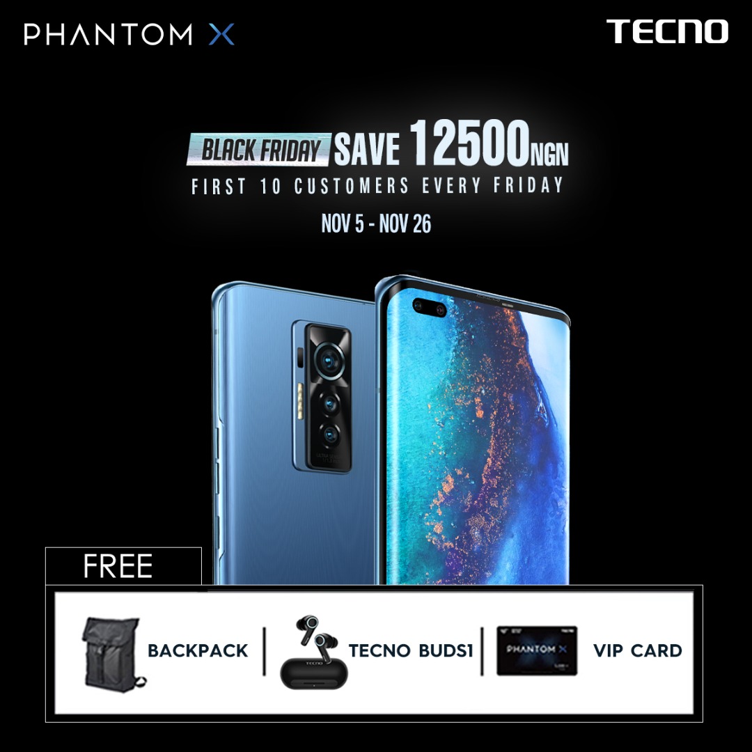 tecno phantom x brightness nits